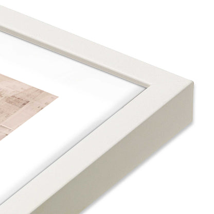 [Color:Opaque White], Picture of art in a Opaque White frame at an angle