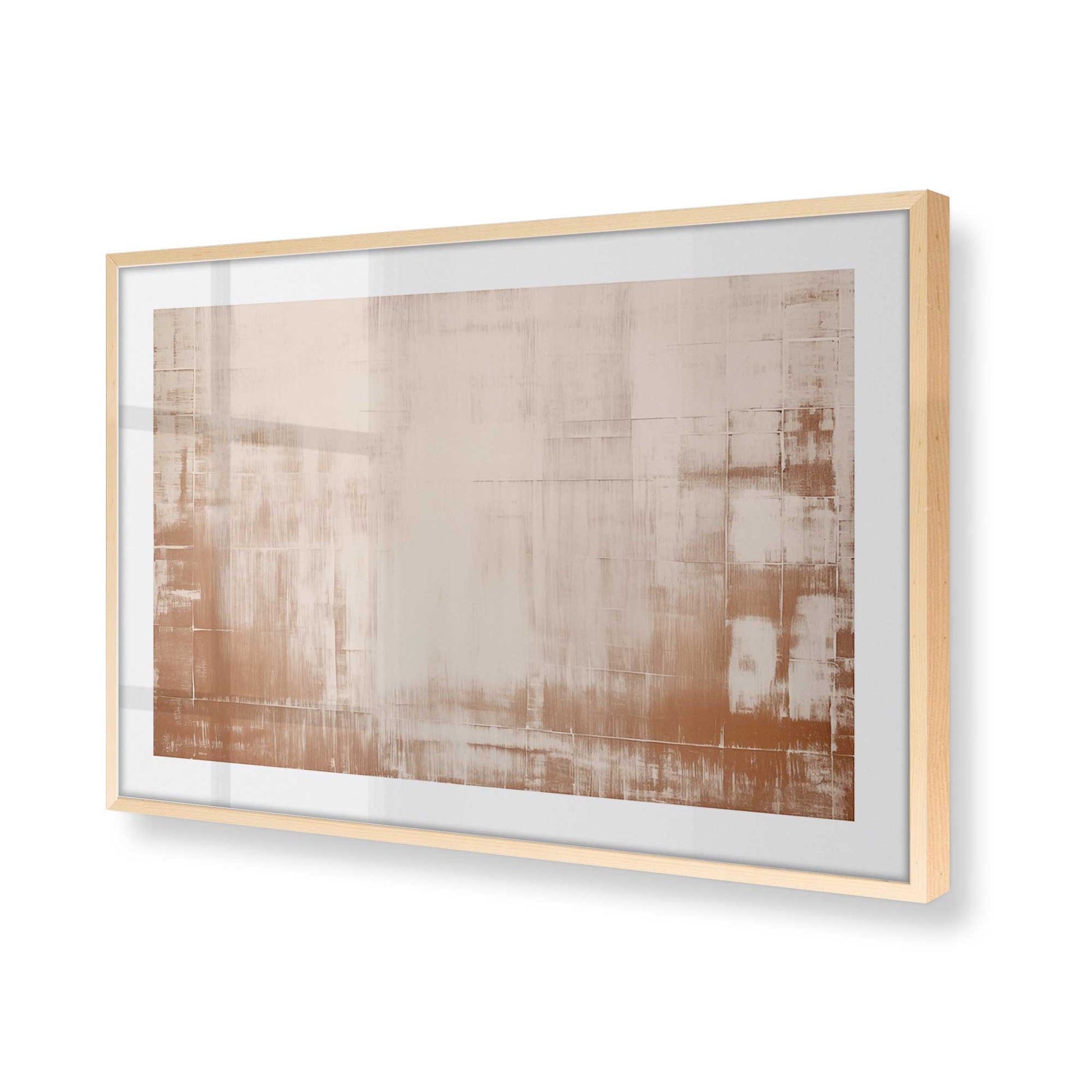 [Color:Raw Maple], Picture of art in a Raw Maple frame of the corner