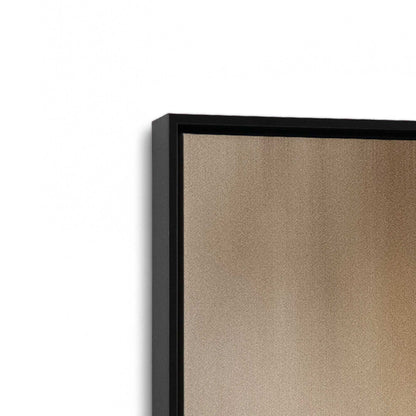 [Color:Satin Black], Picture of art in a Satin Black frame at an angle