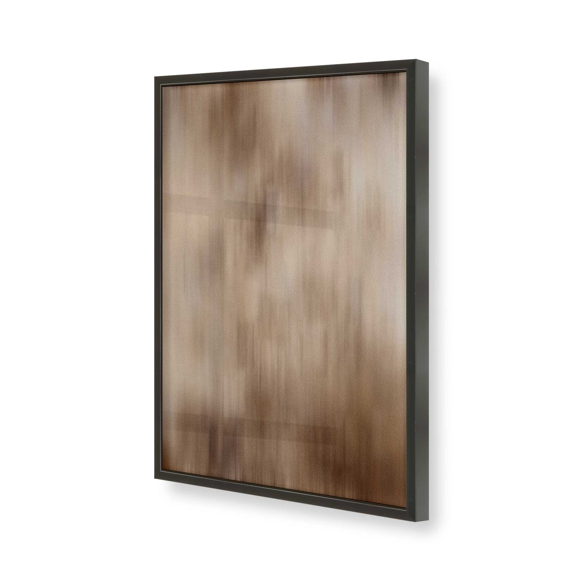 [Color:Satin Black], Picture of art in a Satin Black frame of the corner