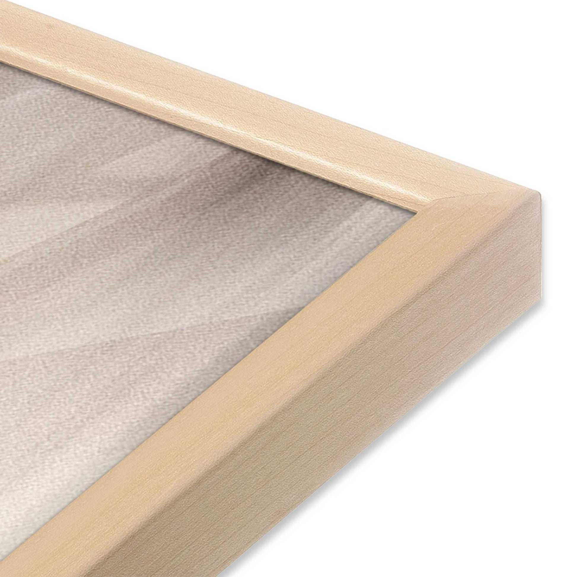 [Color:Raw Maple], Picture of art in a Raw Maple frame at an angle