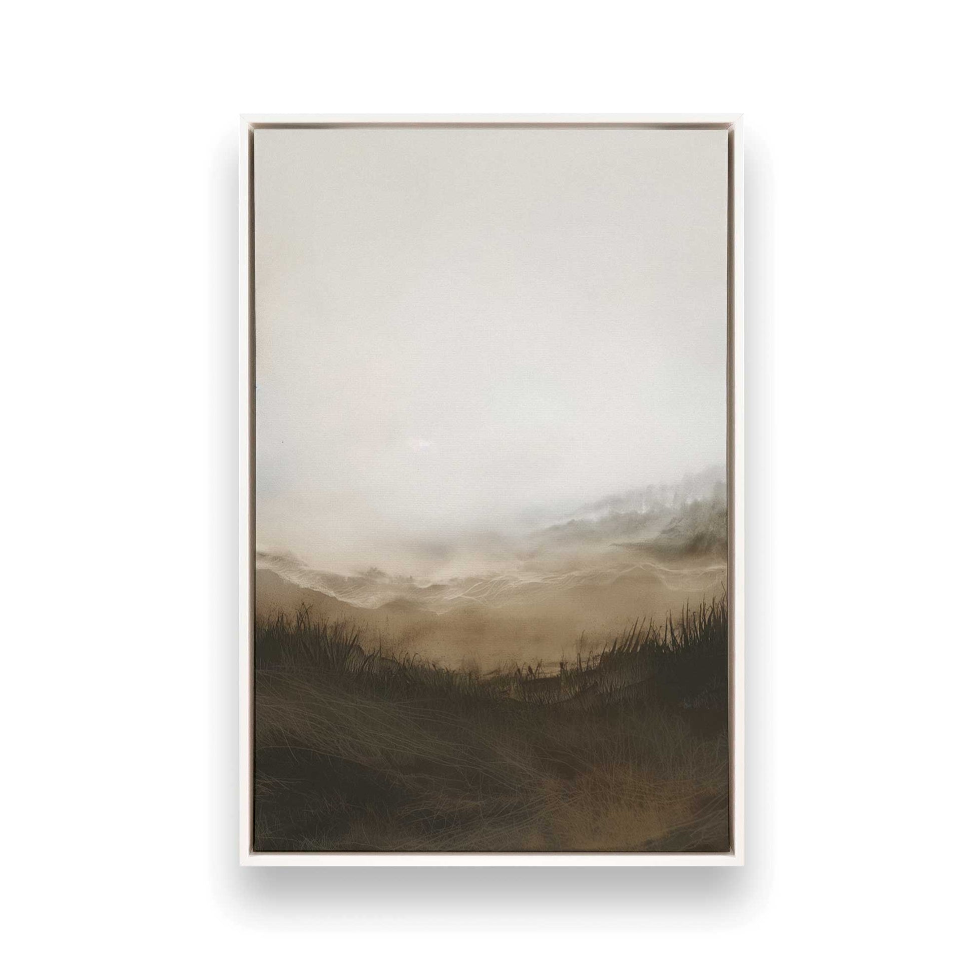 [Color:Opaque White], Picture of art in a White frame