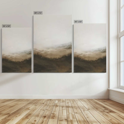 [Color:Stretched Canvas], Image showing the size comparisons