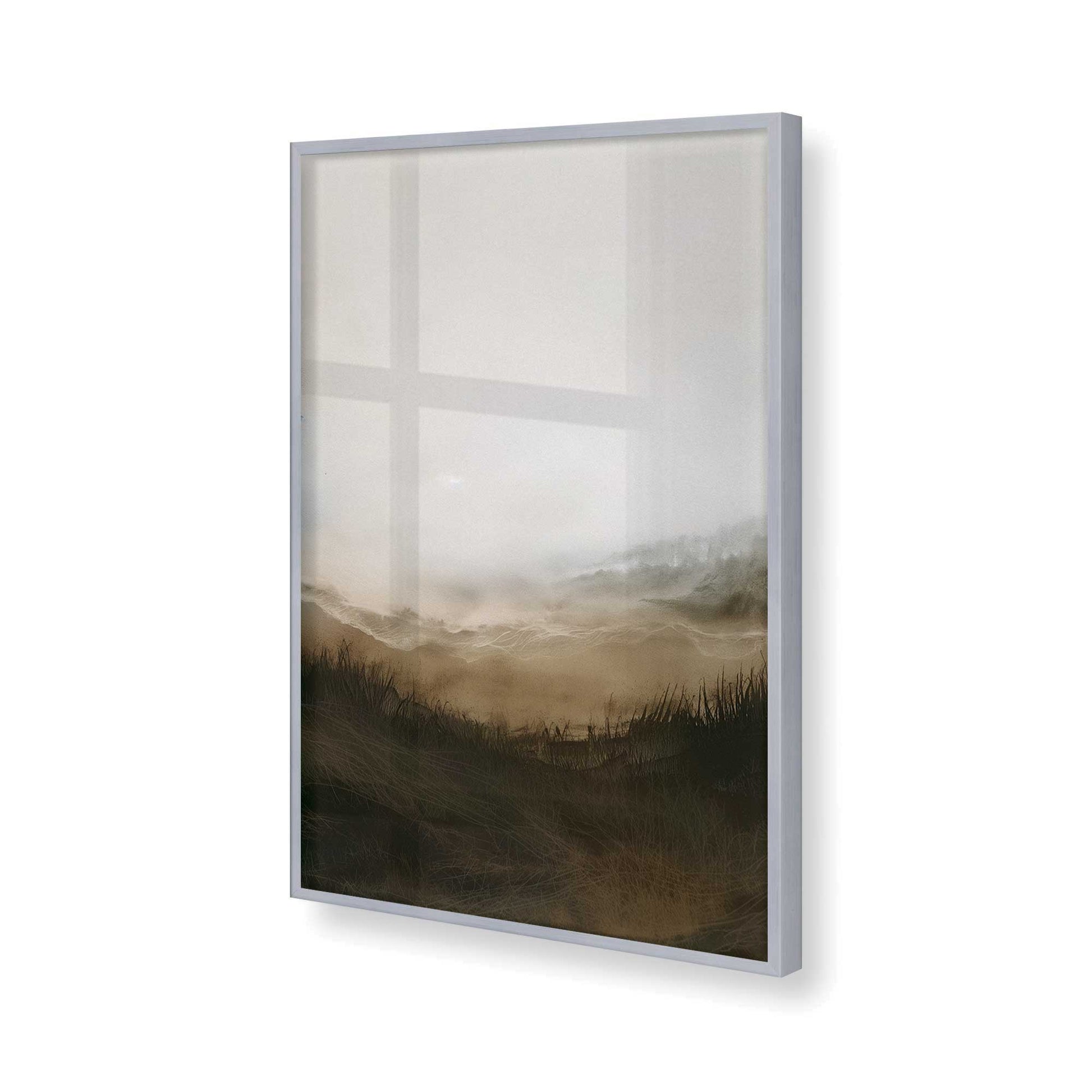 [Color:Polished Chrome], Picture of art in a Polished Chrome frame of the corner