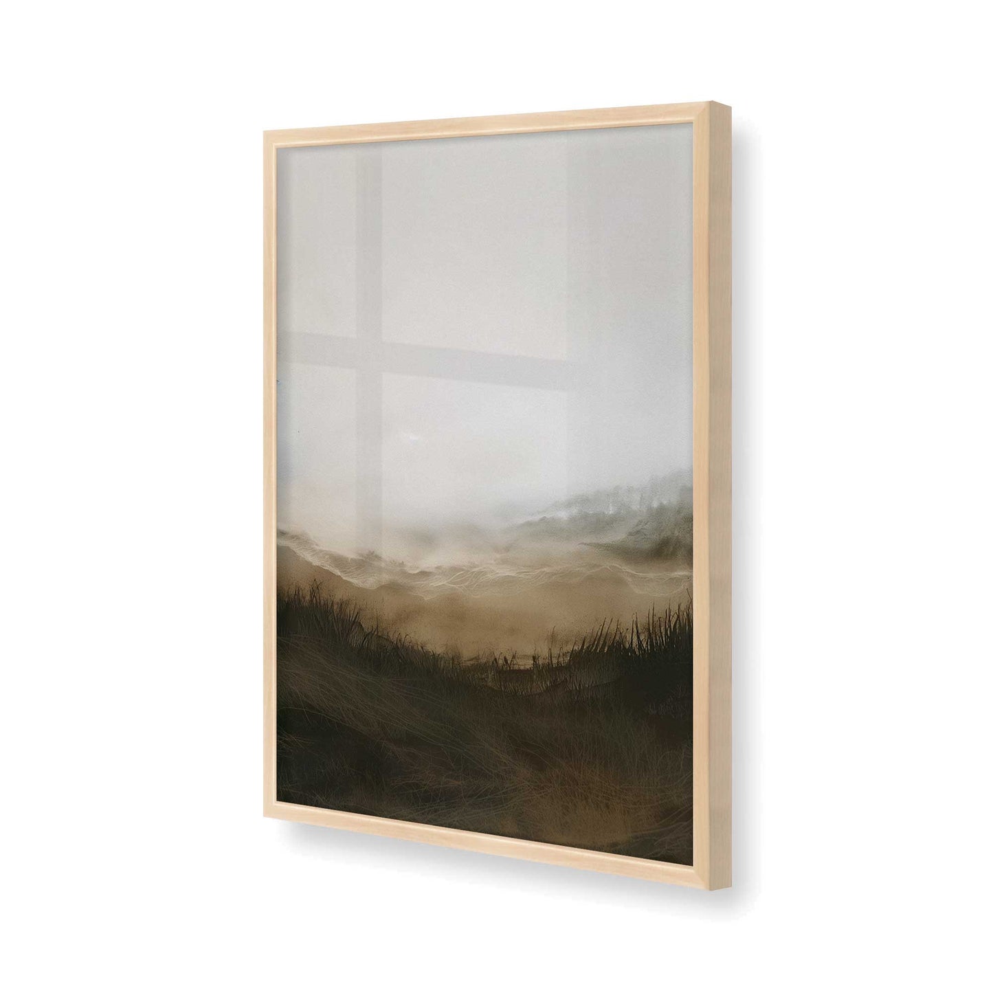 [Color:Raw Maple], Picture of art in a Raw Maple frame of the corner