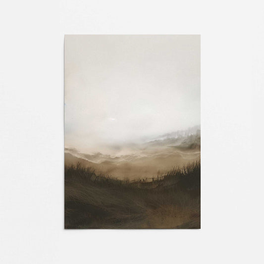 Fogbound Meadows I Promotional Rolled Print