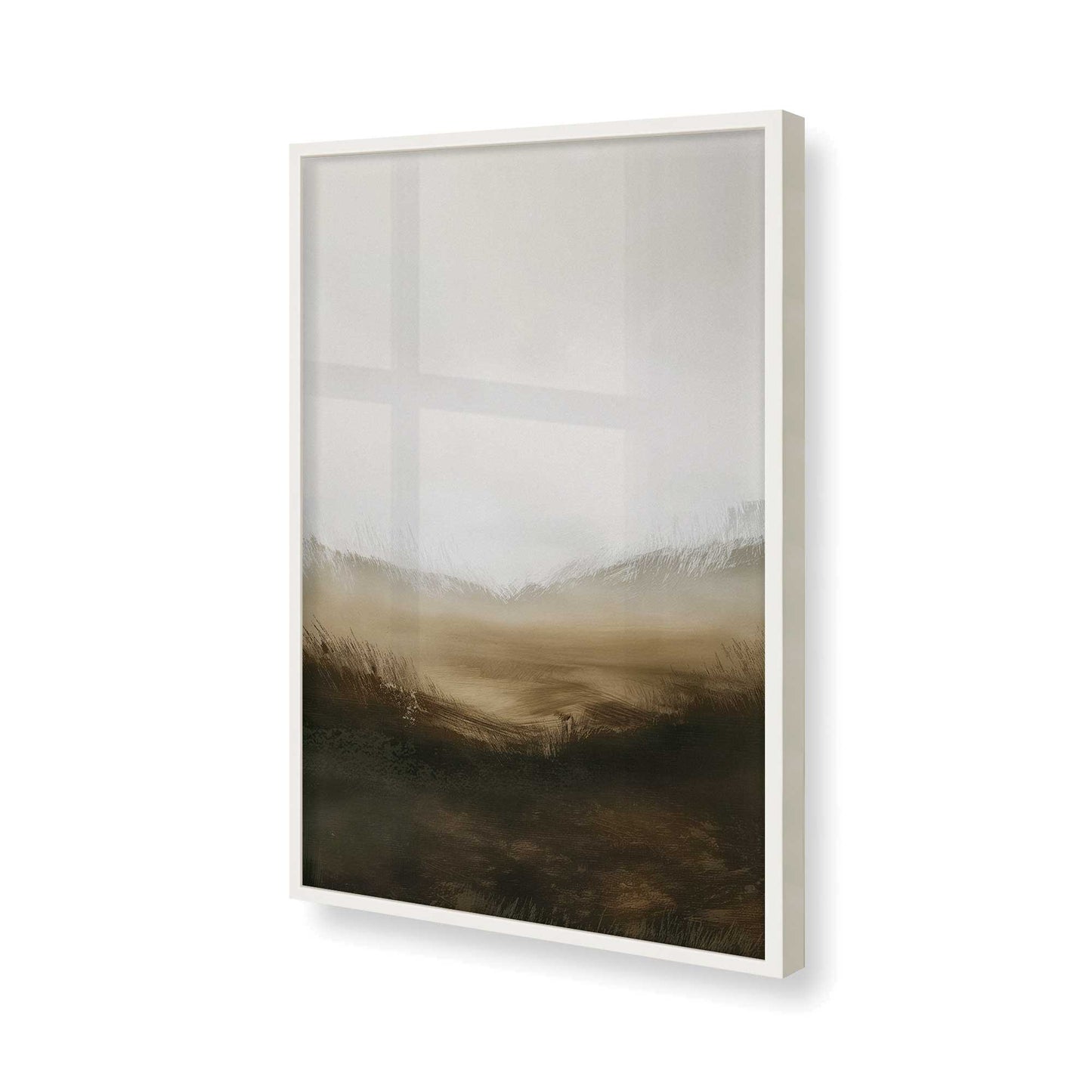 [Color:Opaque White], Picture of art in a Opaque White frame of the corner