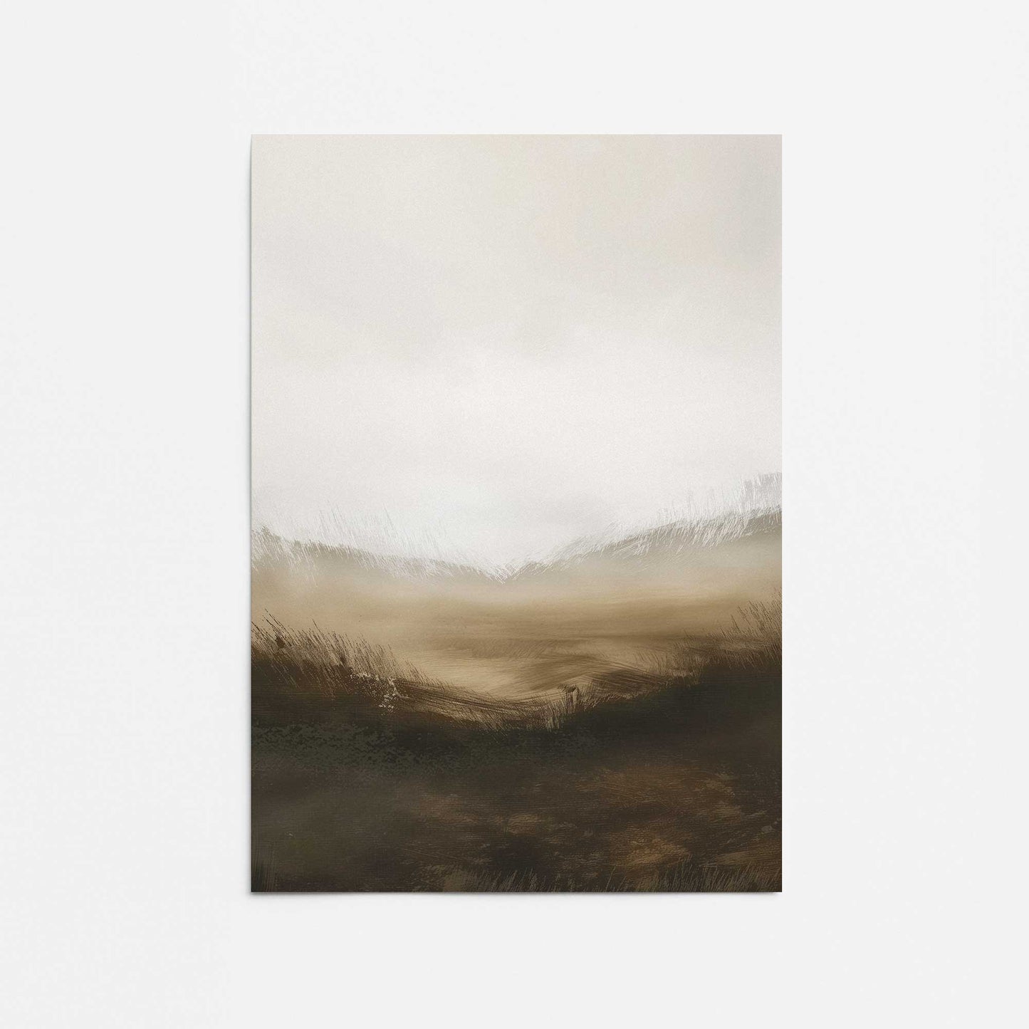 Fogbound Meadows II Promotional Rolled Print