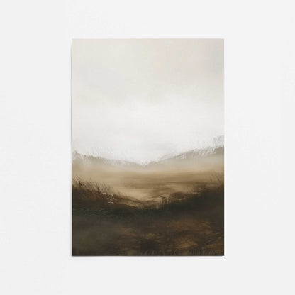 Fogbound Meadows II Promotional Rolled Print