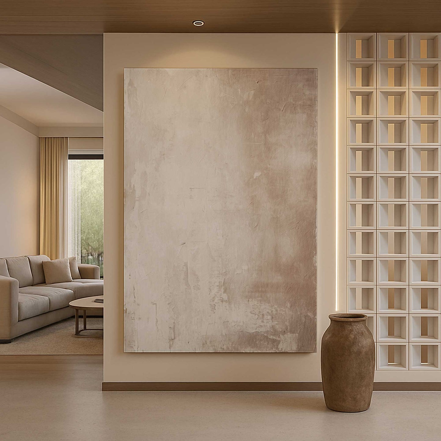 [LIFESTYLE], art hanging in a room