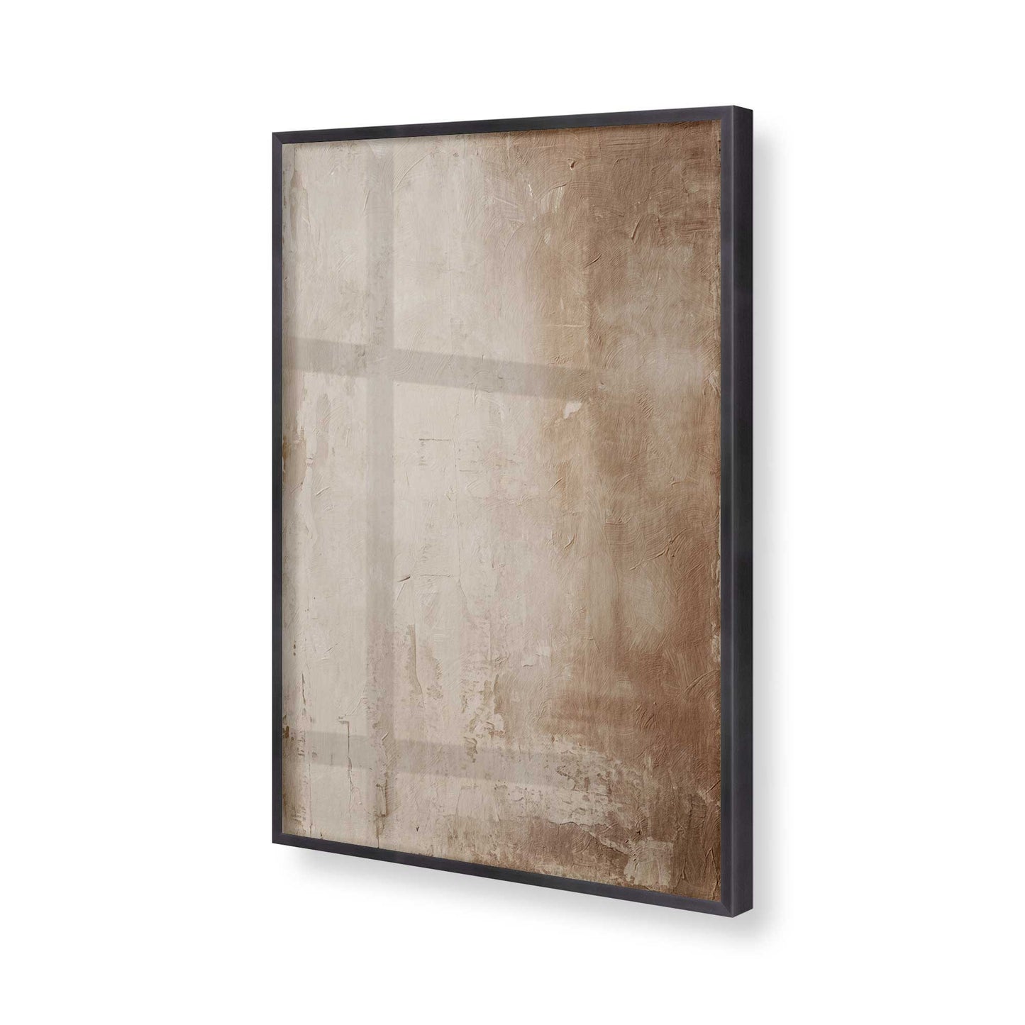 [Color:Weathered Zinc], Picture of art in a Weathered Zinc frame of the corner