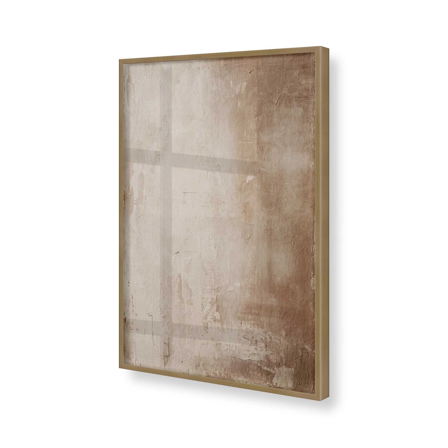 [Color:Brushed Gold], Picture of art in a Brushed Gold frame of the corner