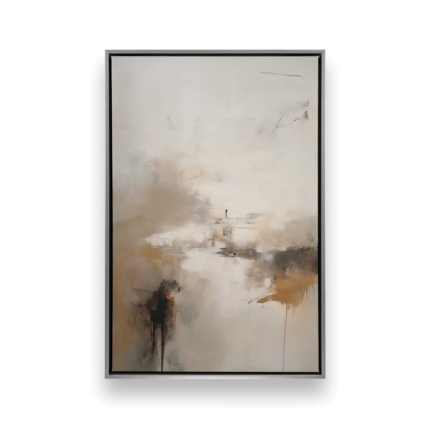 [Color:Opaque White], Picture of art in a White frame