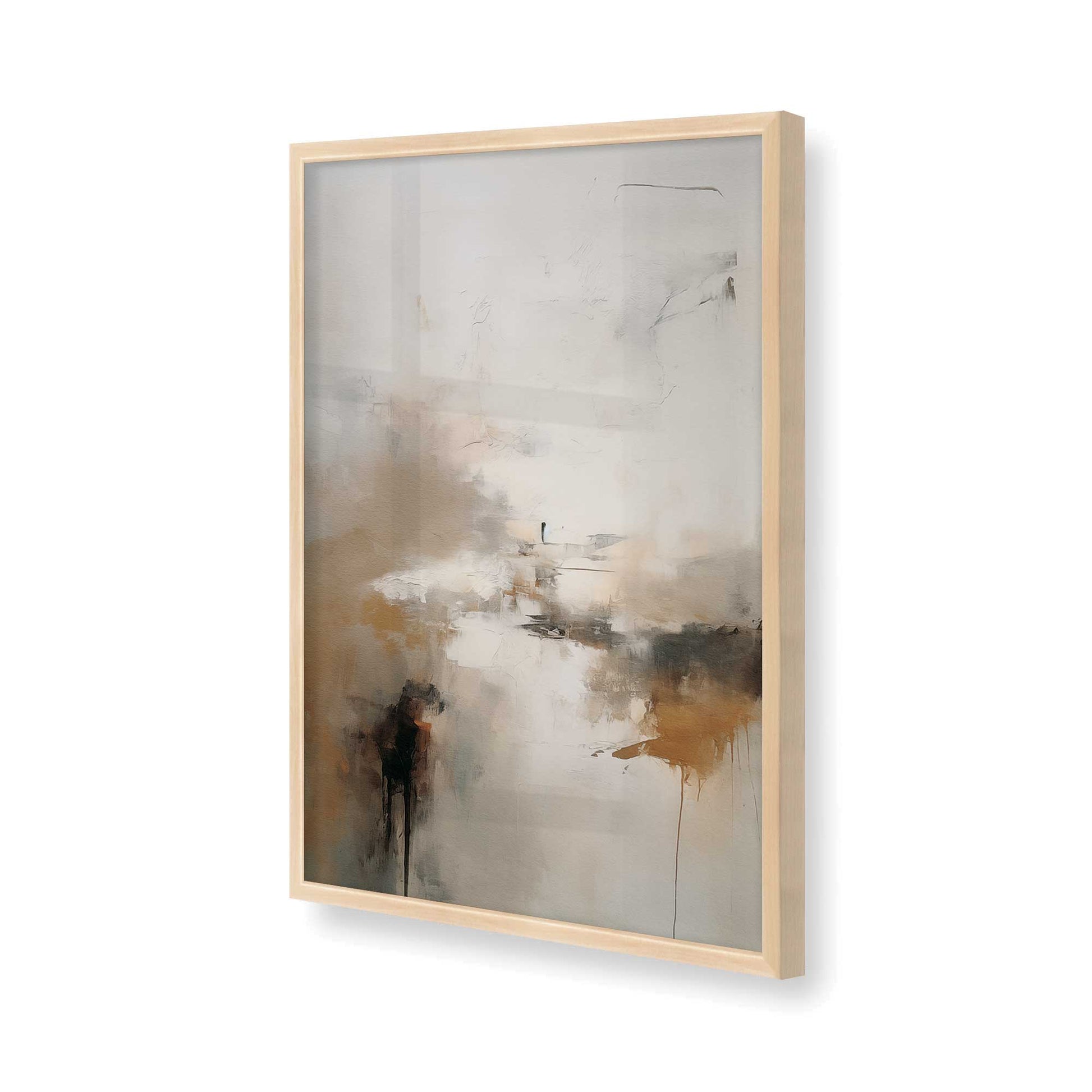 [Color:Raw Maple], Picture of art in a Raw Maple frame of the corner