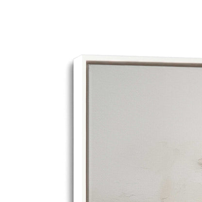 [Color:Opaque White], Picture of art in a White frame at an angle