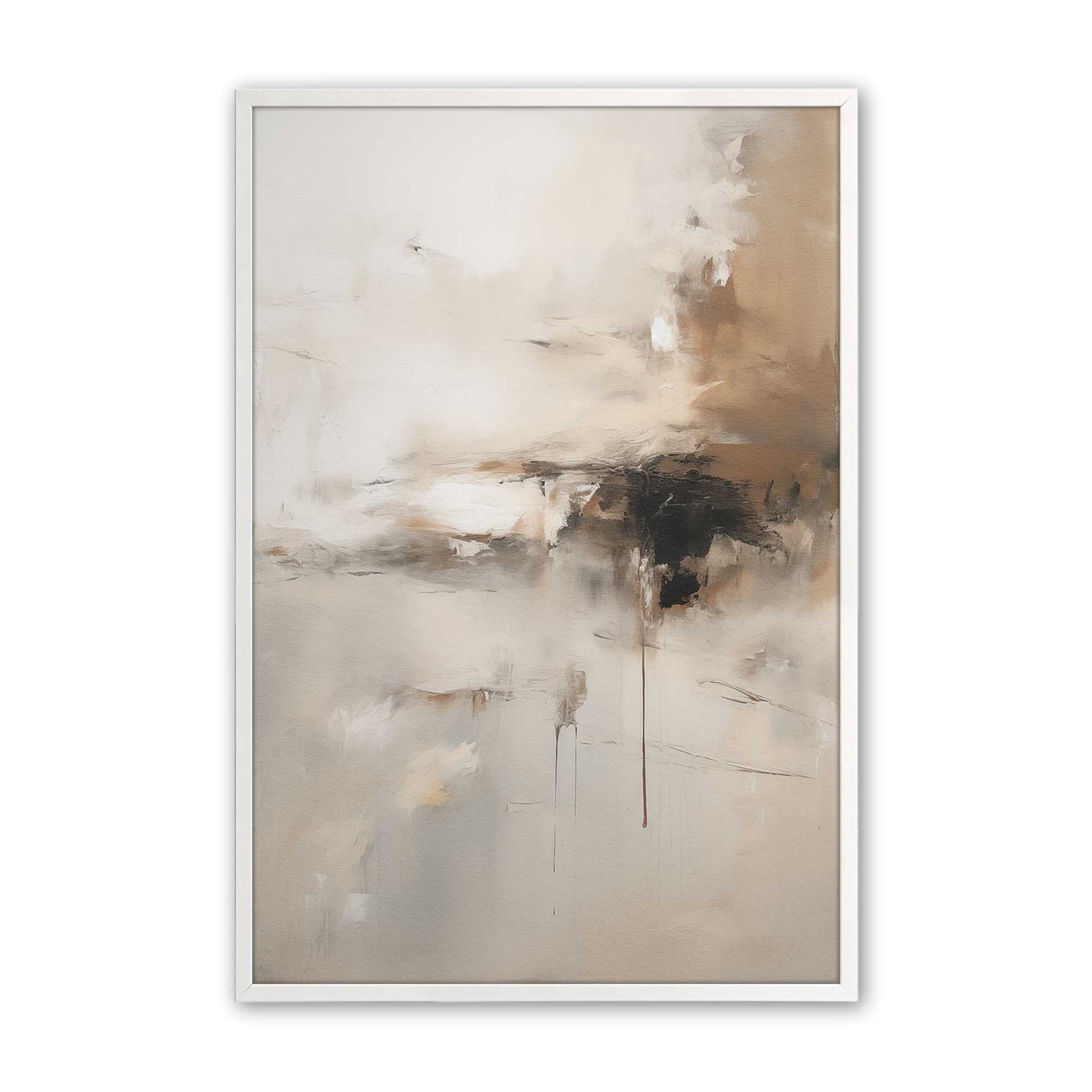 [Color:Opaque White], Picture of art in a Opaque White frame