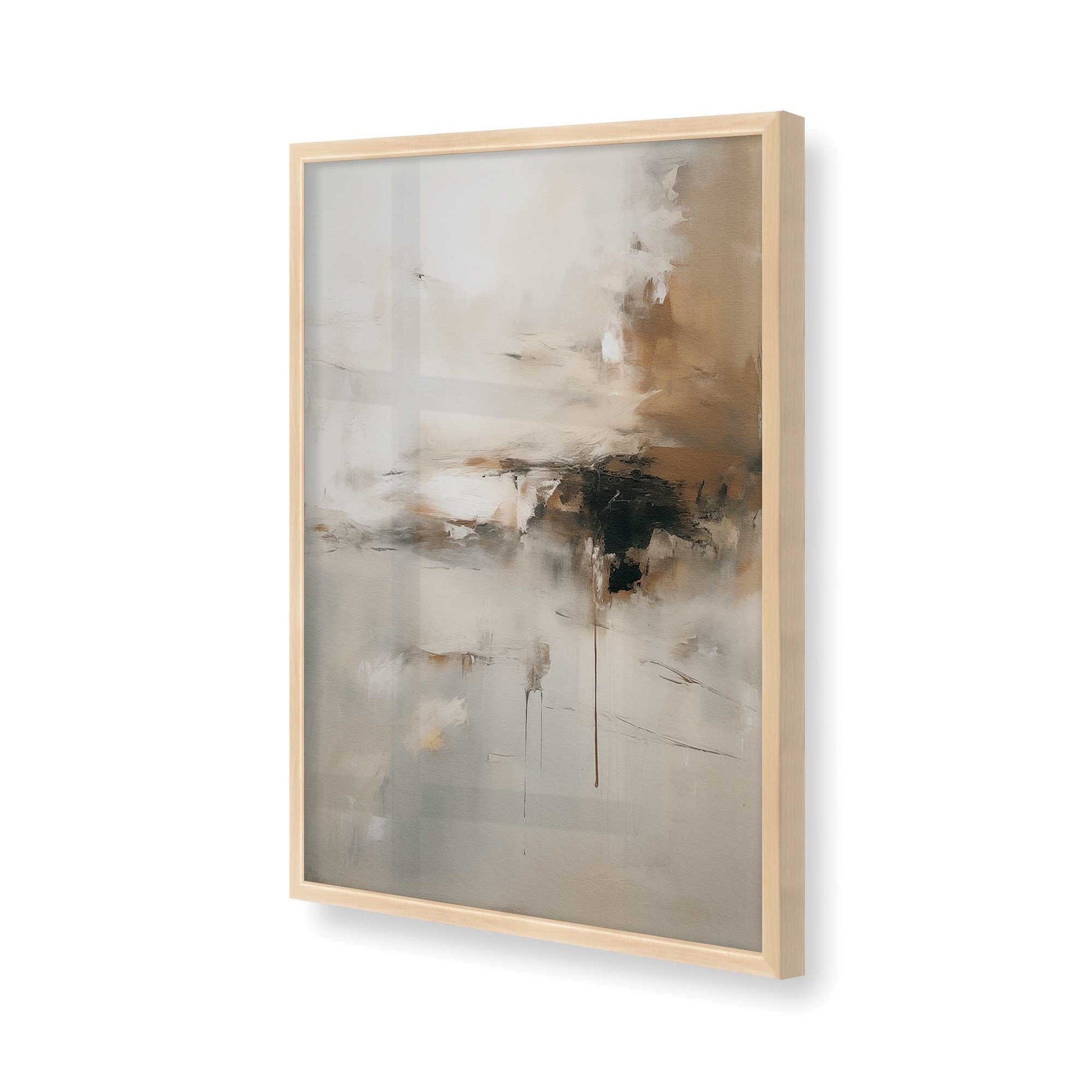 [Color:Raw Maple], Picture of art in a Raw Maple frame of the corner