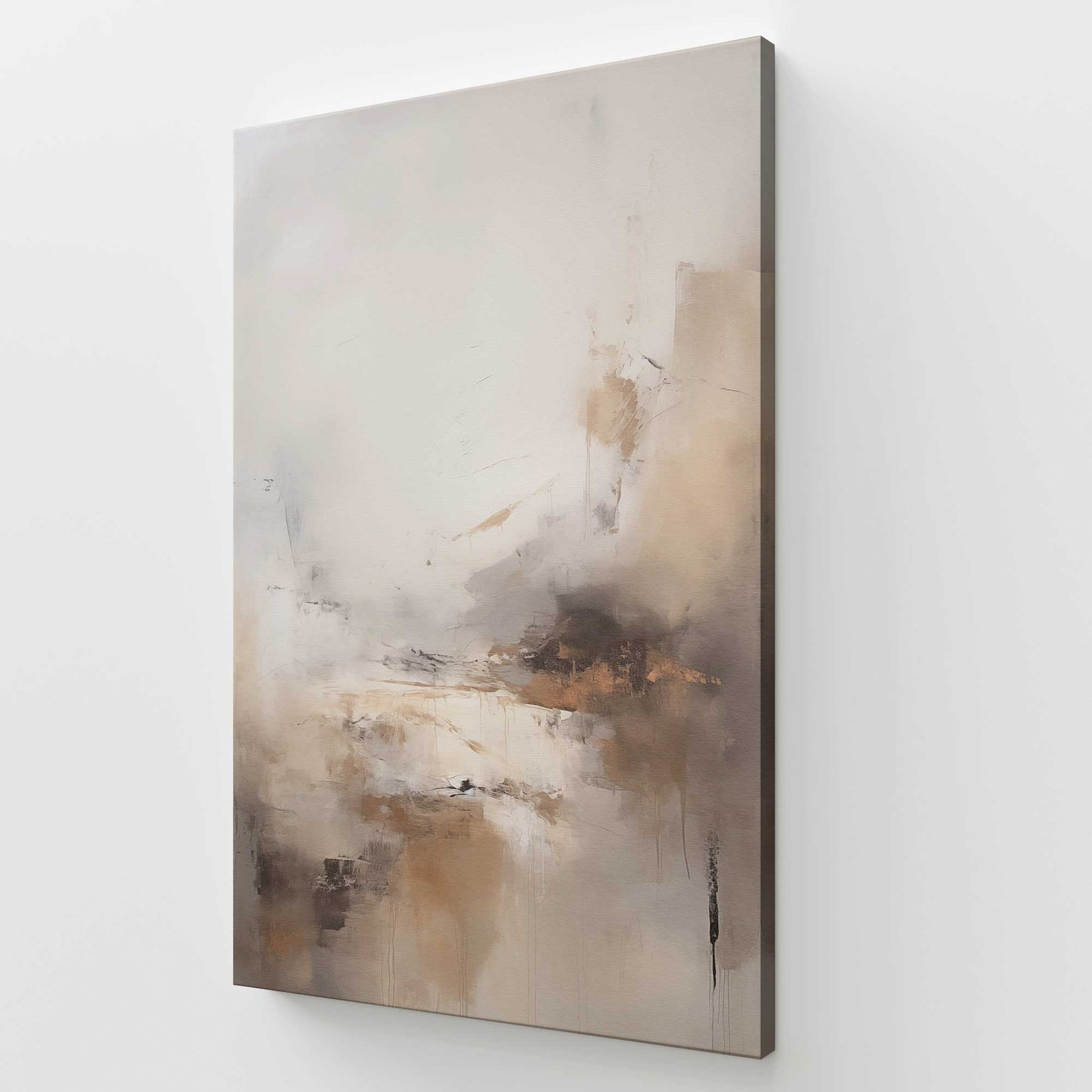 [Color:Stretched Canvas], Picture of art at an angle