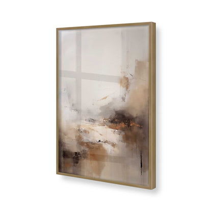 [Color:Brushed Gold], Picture of art in a Brushed Gold frame of the corner