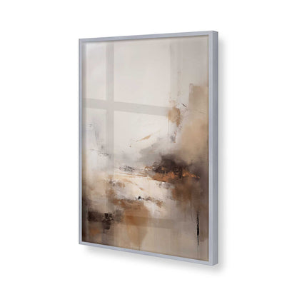 [Color:Polished Chrome], Picture of art in a Polished Chrome frame of the corner