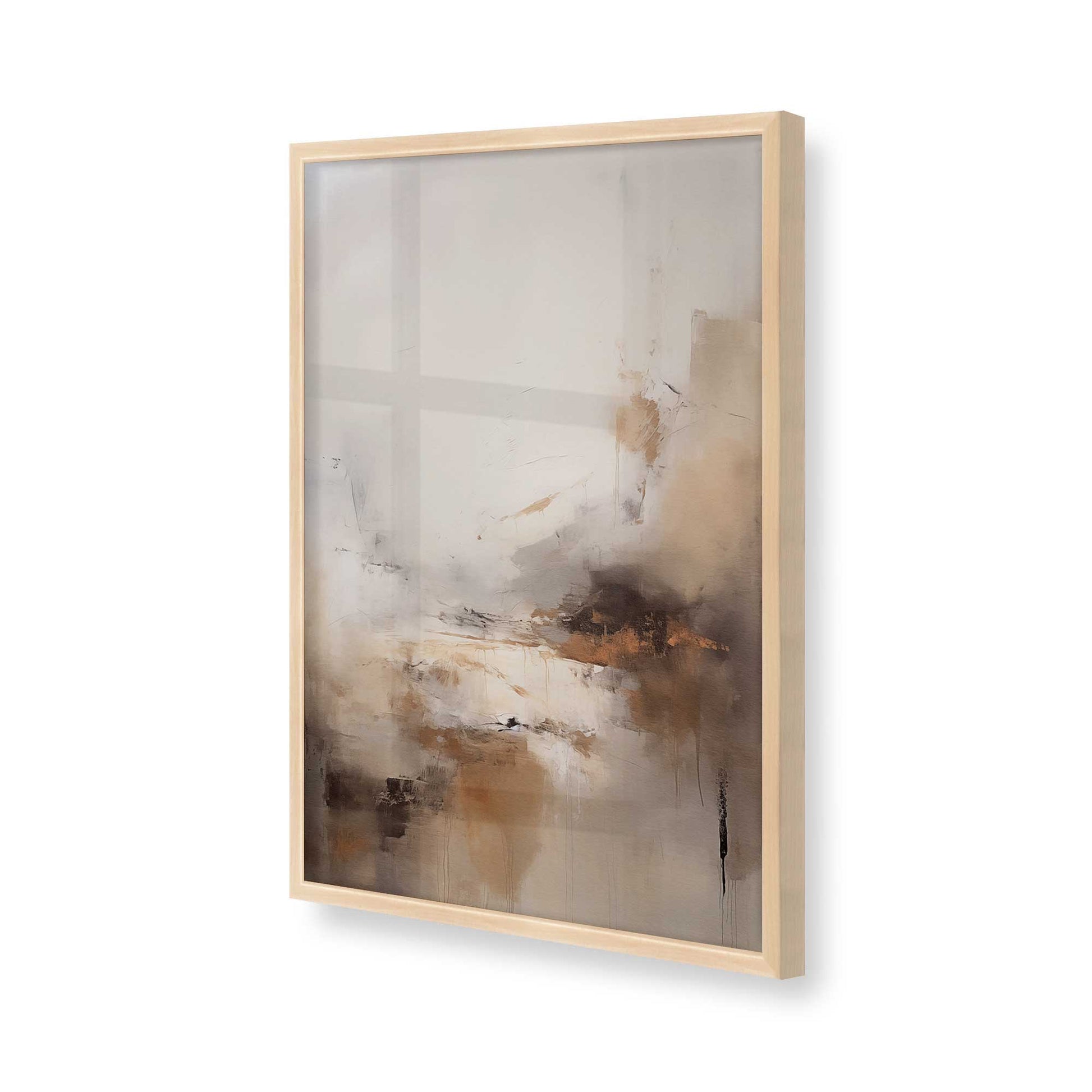 [Color:Raw Maple], Picture of art in a Raw Maple frame of the corner