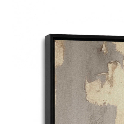 [Color:Satin Black], Picture of art in a Satin Black frame at an angle