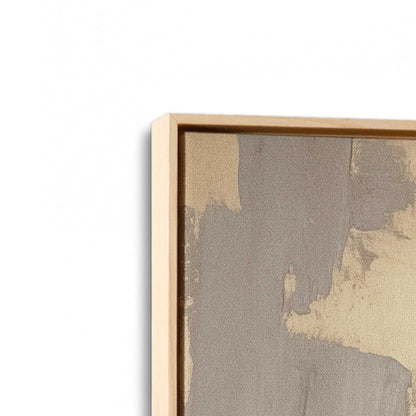 [Color:American Maple], Picture of art in a American Maple frame at an angle