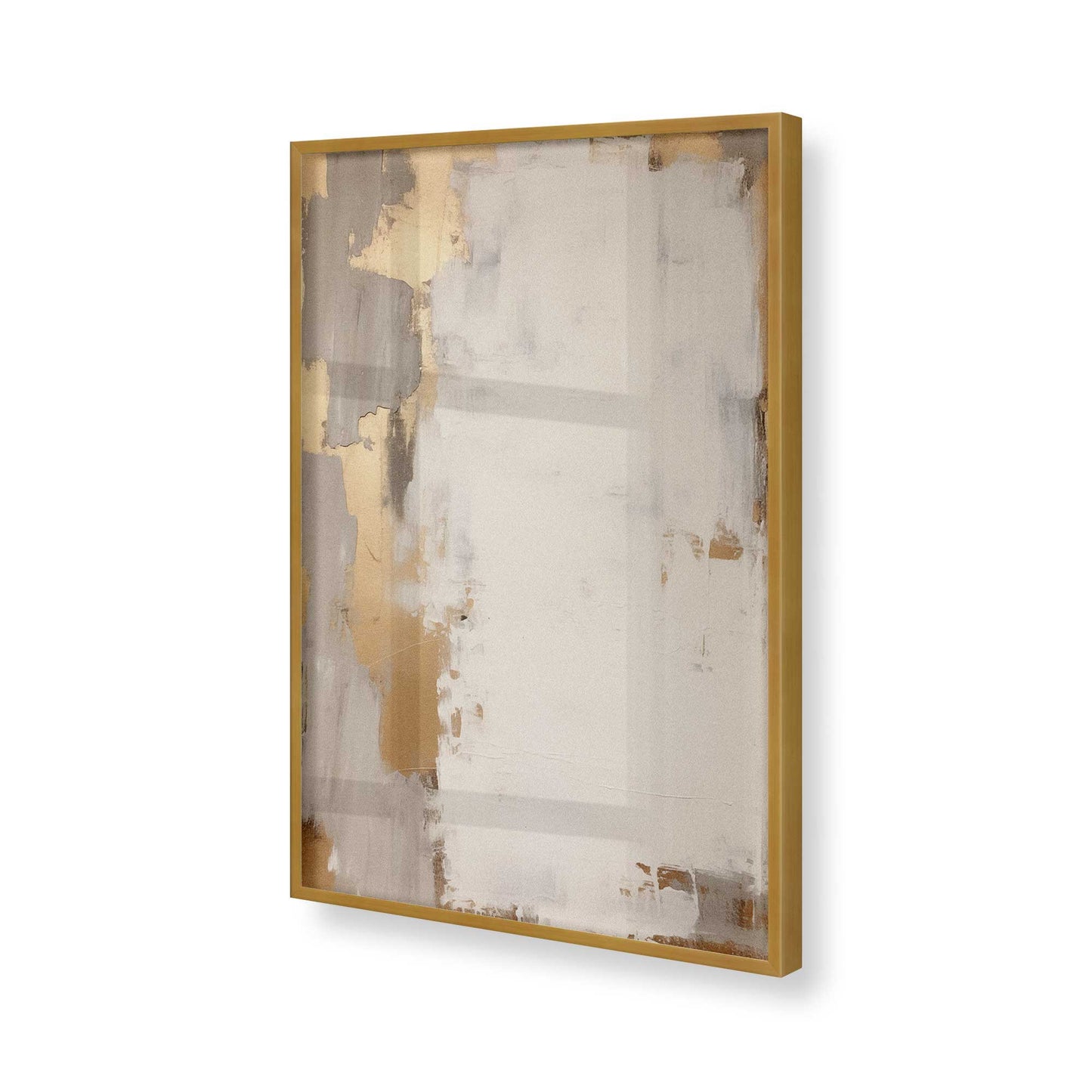 [Color:Polished Gold], Picture of art in a Polished Gold frame of the corner