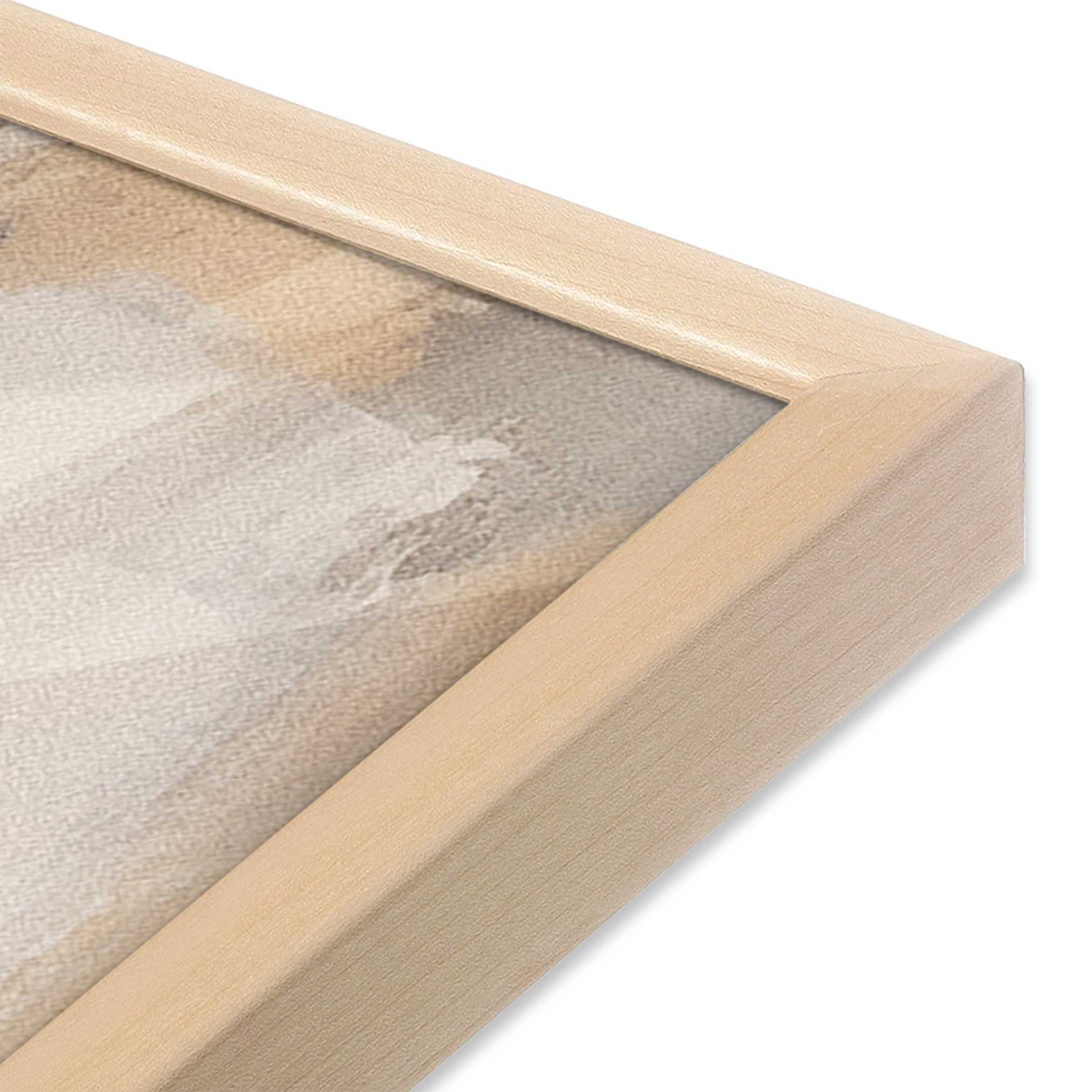 [Color:Raw Maple], Picture of art in a Raw Maple frame at an angle