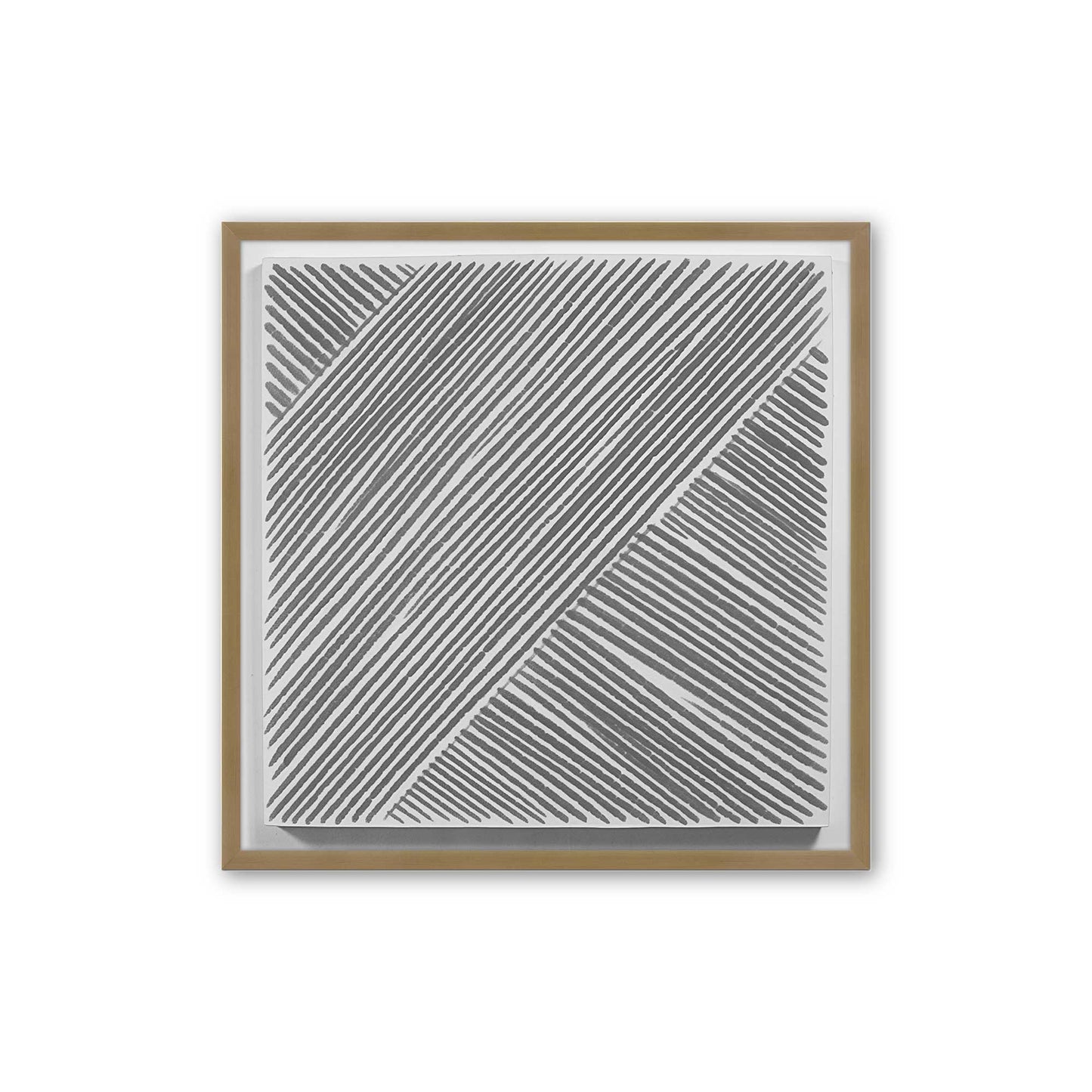 [Color:Brushed Gold], Picture of art in a Brushed Gold frame