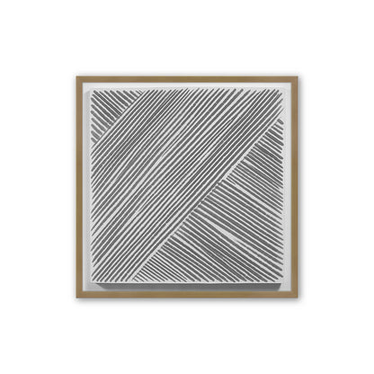 [Color:Brushed Gold], Picture of art in a Brushed Gold frame