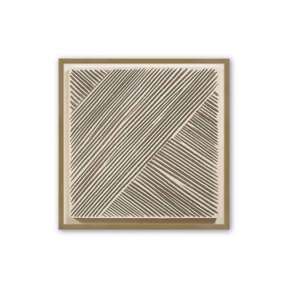 [Color:Brushed Gold], Picture of art in a Brushed Gold frame