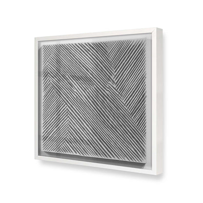 [Color:Opaque White], Picture of art in a Opaque White frame at an angle