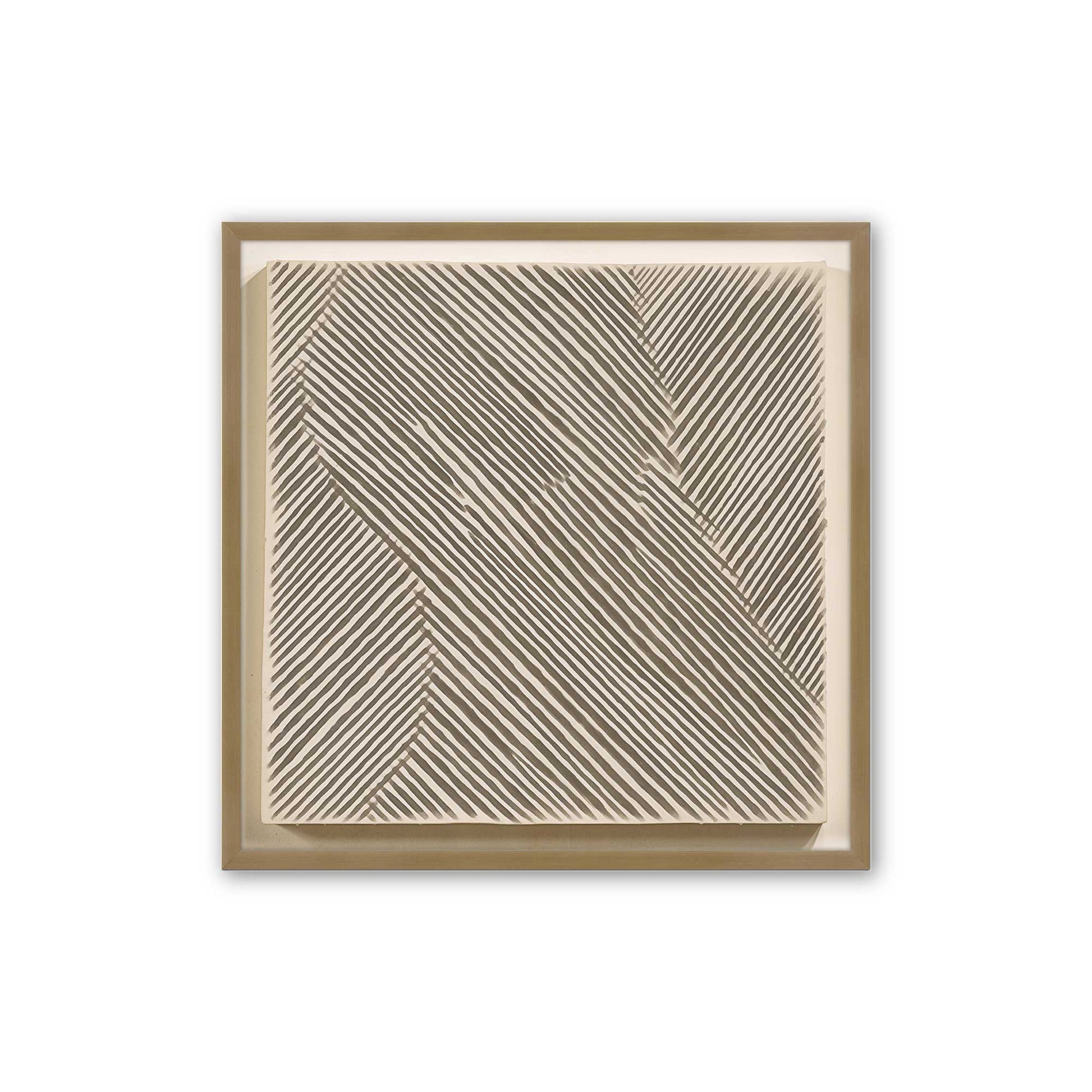 [Color:Brushed Gold], Picture of art in a Brushed Gold frame