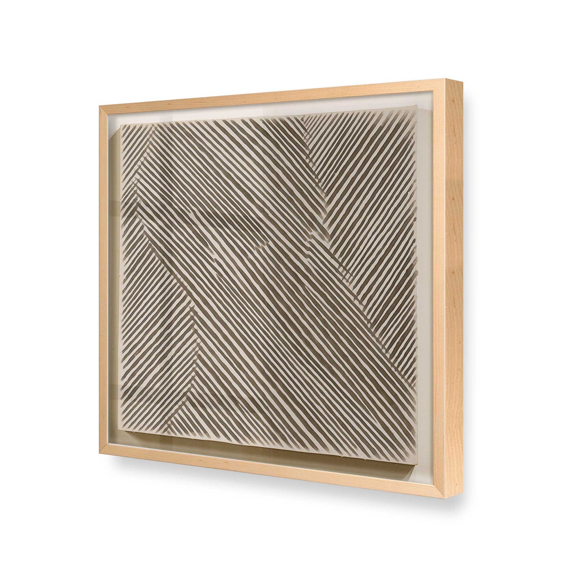 [Color:Raw Maple], Picture of art in a Raw Maple frame at an angle