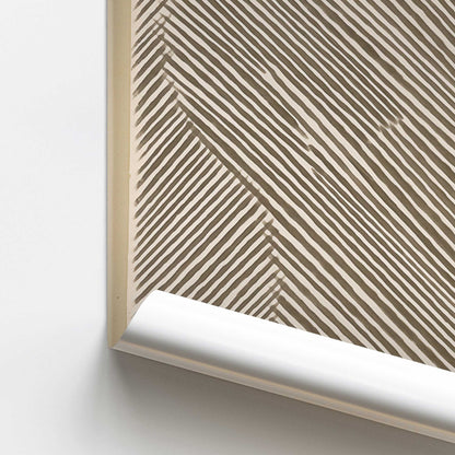 Modern Linear Illusion II Promotional Rolled Print