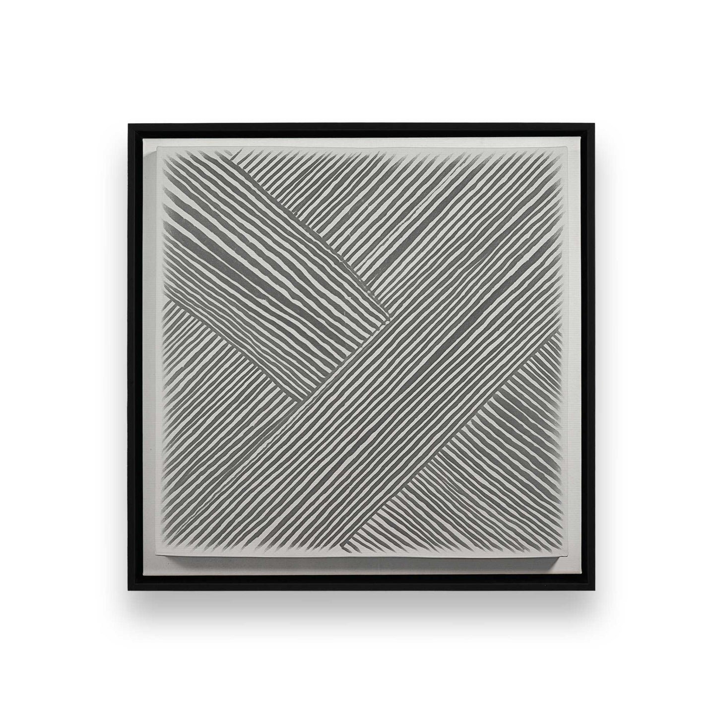 [Color:Satin Black], Picture of art in a Satin Black frame