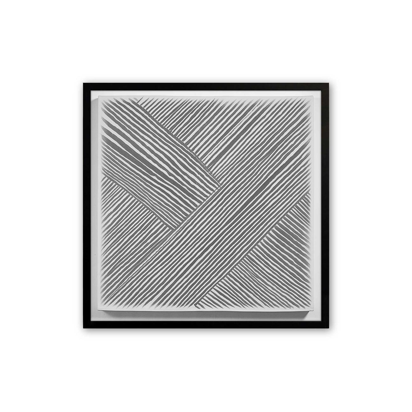 [Color:Satin Black], Picture of art in a Satin Black frame