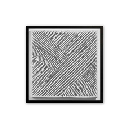 [Color:Satin Black], Picture of art in a Satin Black frame