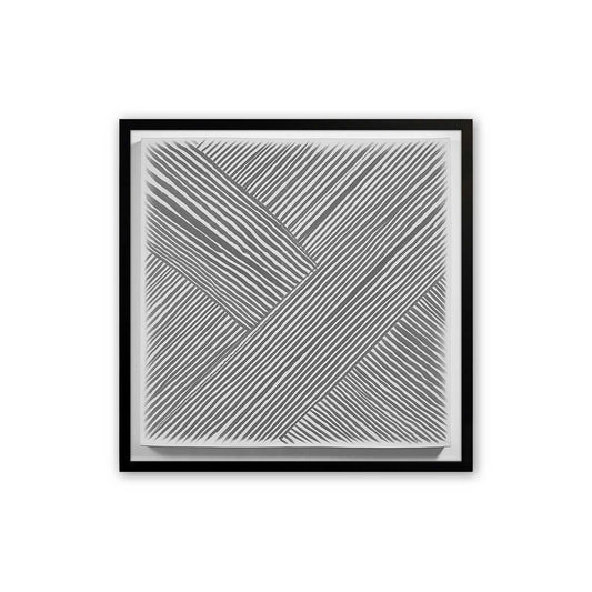 [Color:Satin Black], Picture of art in a Satin Black frame