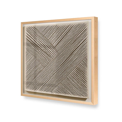 [Color:Raw Maple], Picture of art in a Raw Maple frame at an angle