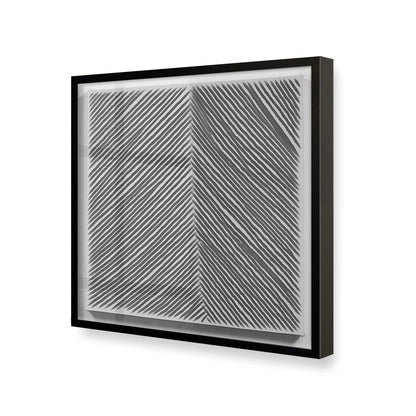 [Color:Satin Black], Picture of art in a Satin Black frame at an angle