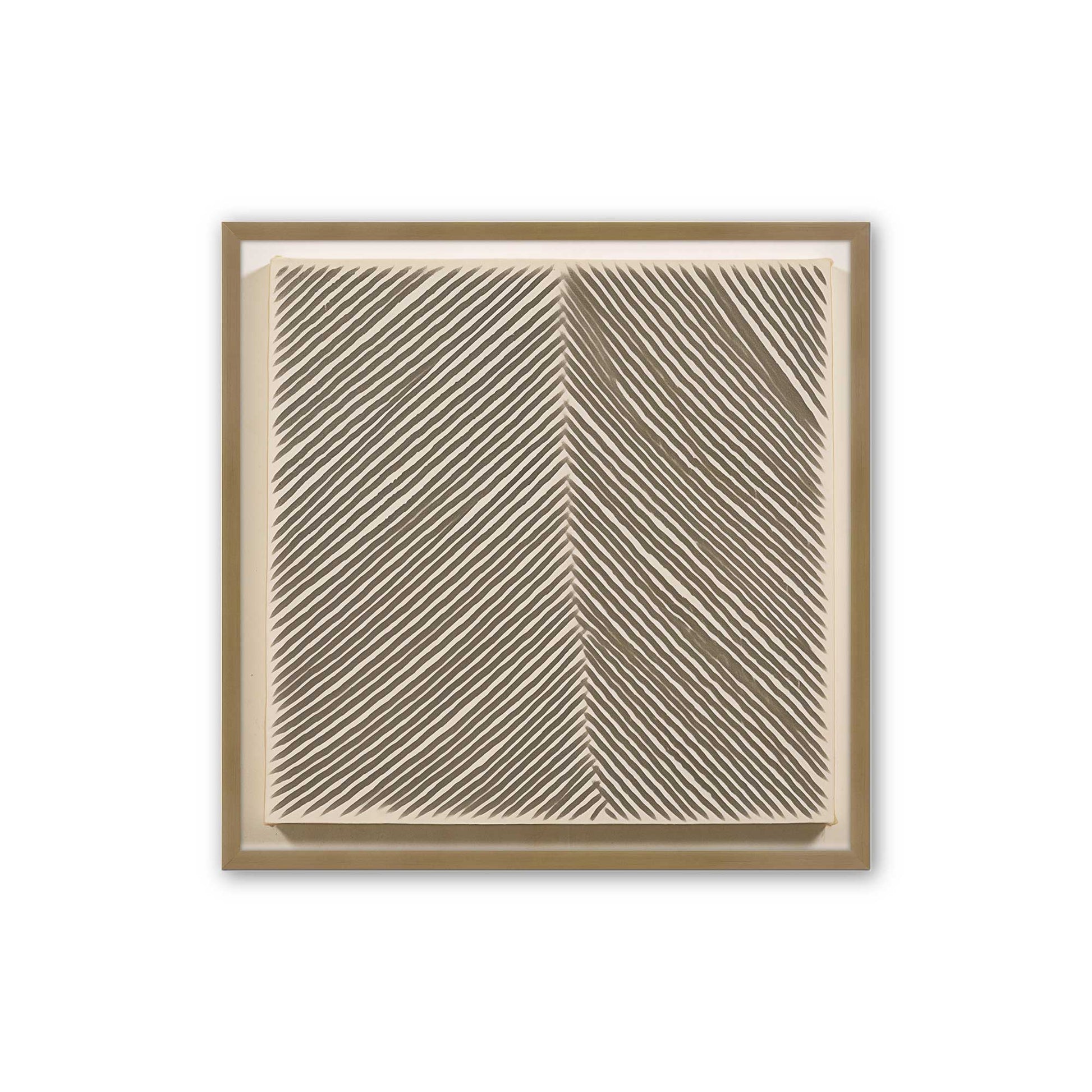 [Color:Brushed Gold], Picture of art in a Brushed Gold frame