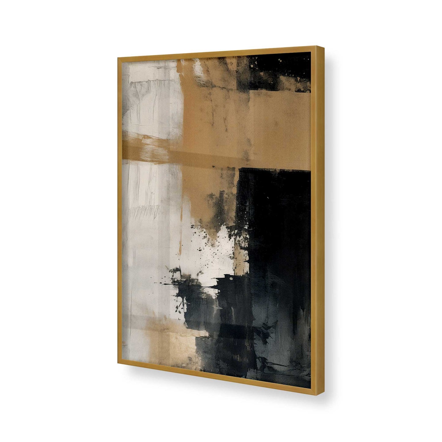 [Color:Polished Gold], Picture of art in a Polished Gold frame of the corner