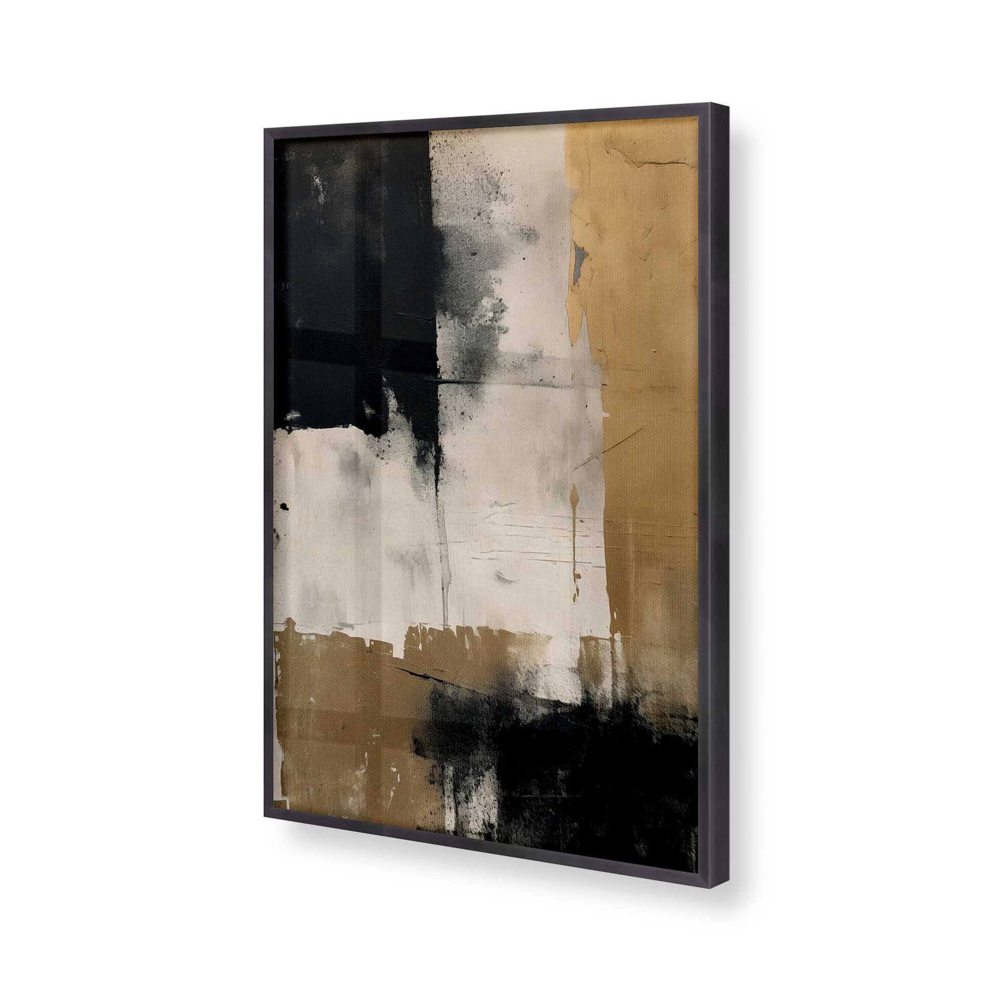 [Color:Weathered Zinc], Picture of art in a Weathered Zinc frame of the corner