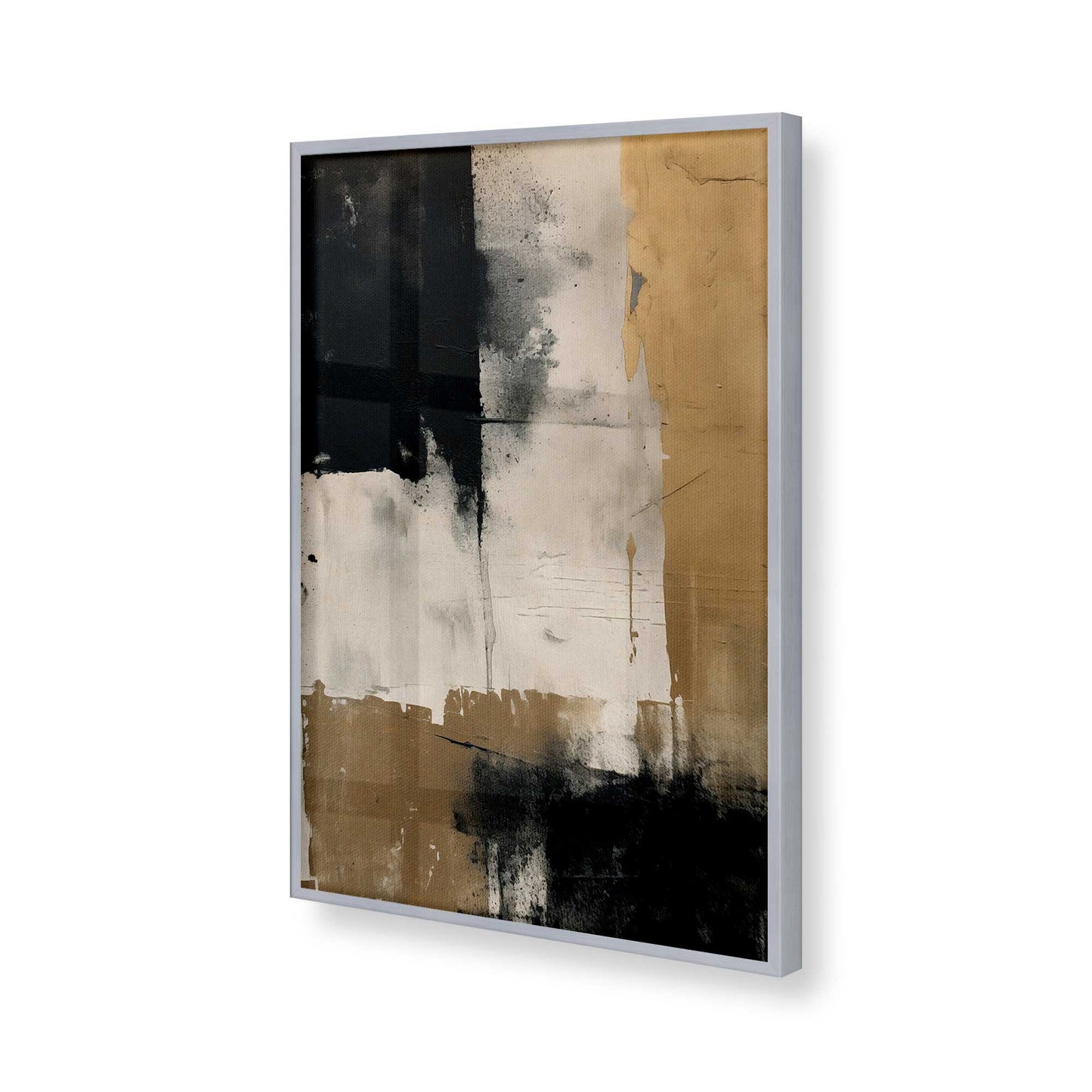 [Color:Polished Chrome], Picture of art in a Polished Chrome frame of the corner