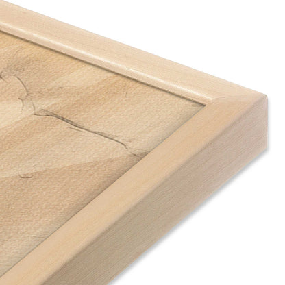 [Color:Raw Maple], Picture of art in a Raw Maple frame at an angle