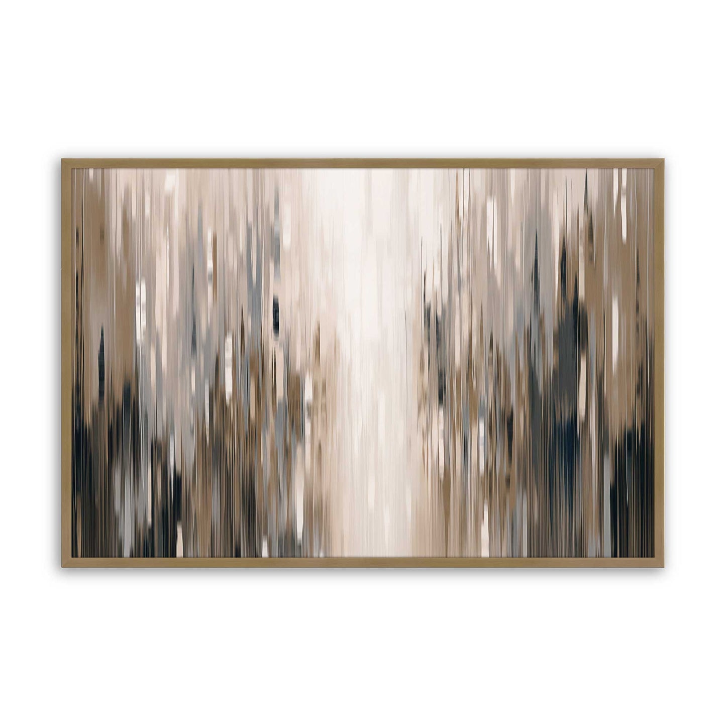 [Color:Brushed Gold], Picture of art in a Brushed Gold frame