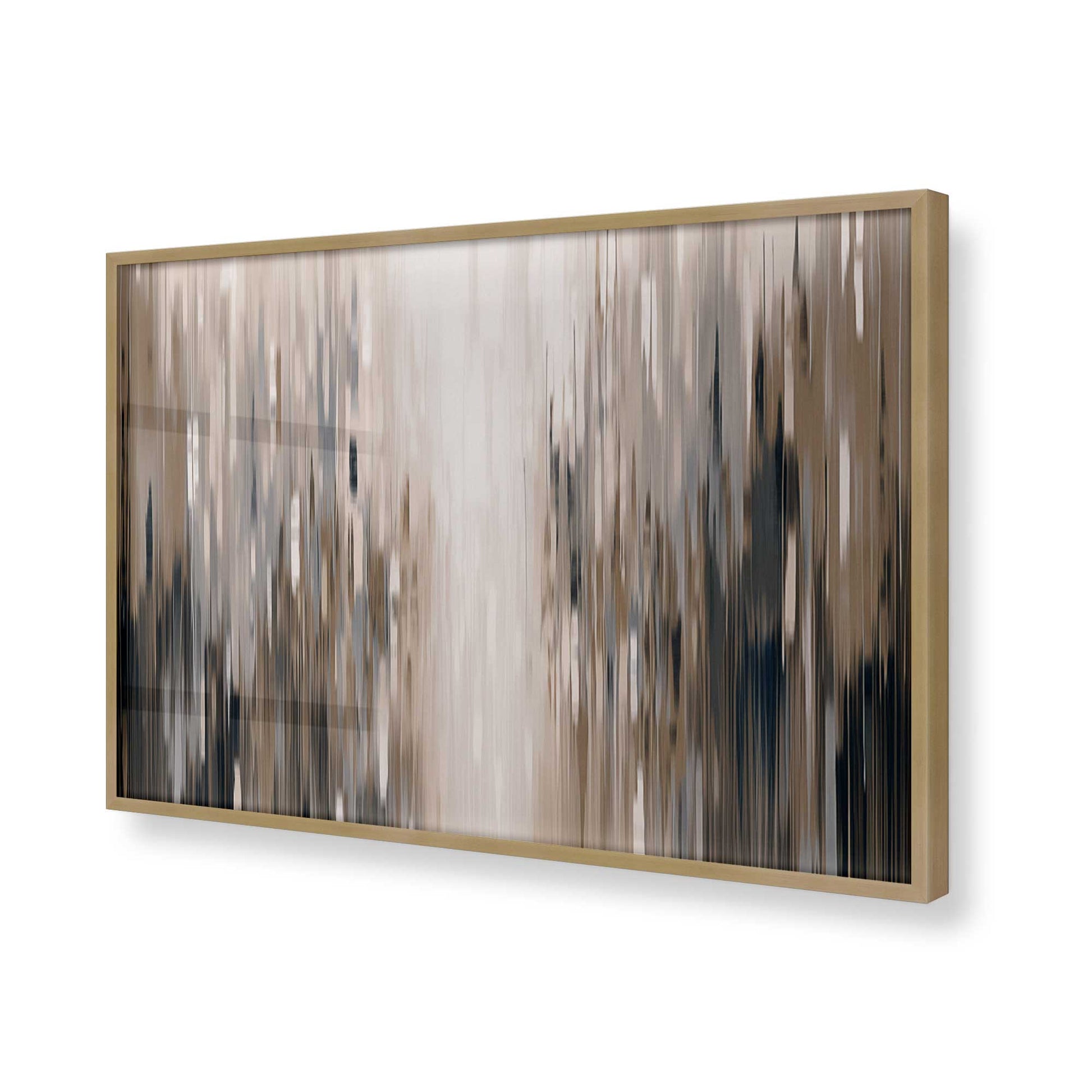 [Color:Brushed Gold], Picture of art in a Brushed Gold frame of the corner