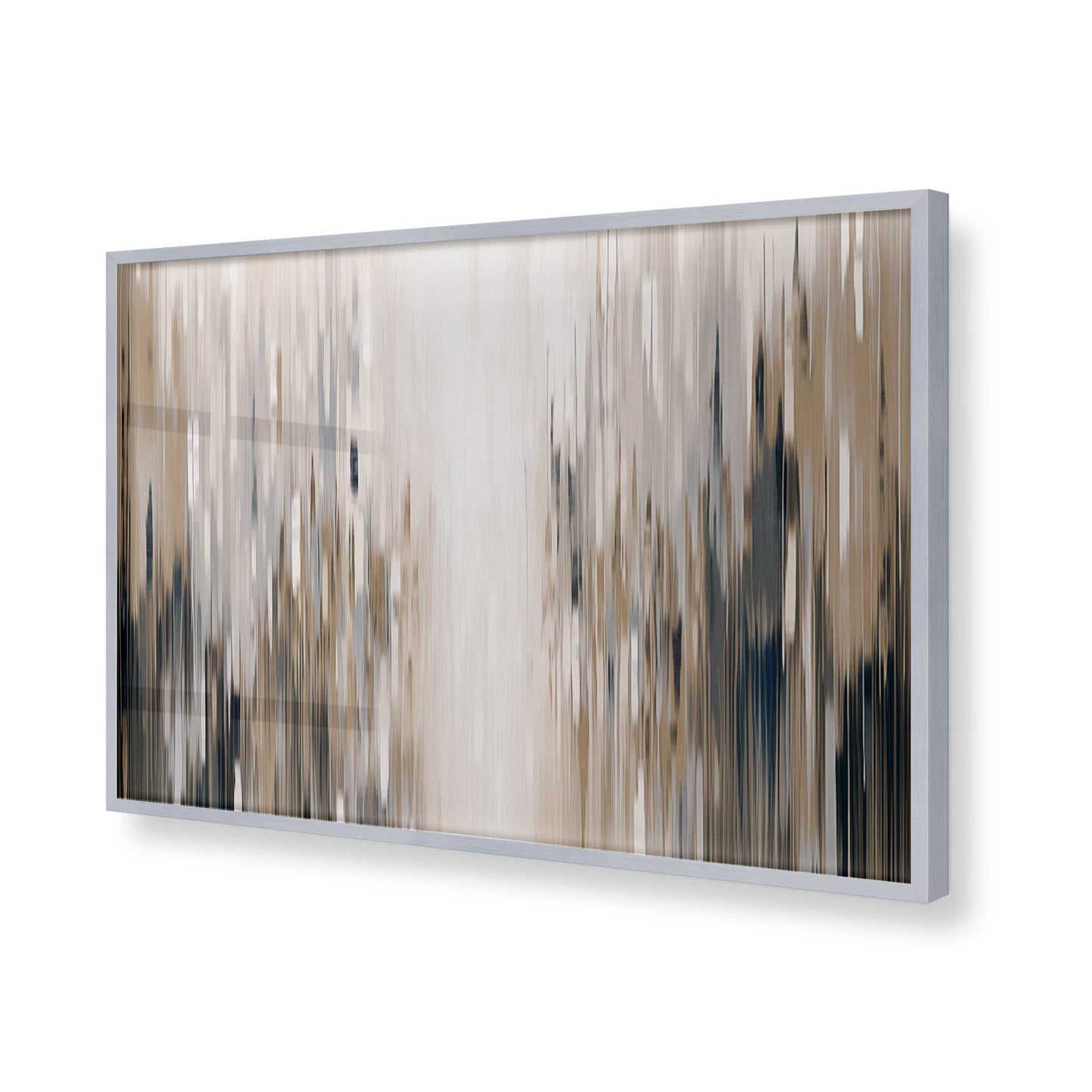 [Color:Polished Chrome], Picture of art in a Polished Chrome frame of the corner